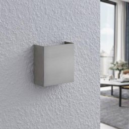 Lindby LED-Wandleuchte Manon, nickel satiniert, 10,5 cm