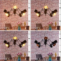 Lindby 8-flammige LED-Pendelleuchte Morik, easydim