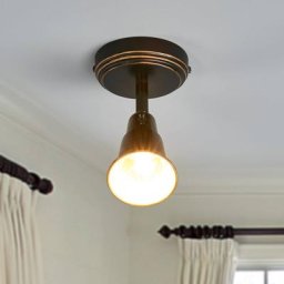 Lindby Arielle - antik aussehende Wandlampe in Schwarz