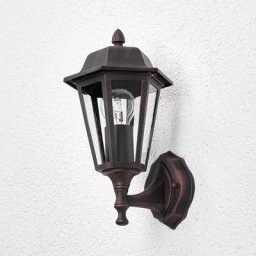 Lindby Außenwandleuchte Lamina in Laternenform, stehend