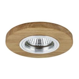 Euluna LED-Einbaustrahler Sirion, Ø 10 cm eiche geölt