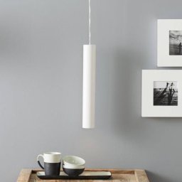Lucande Luana Pendelleuchte 40cm weiß