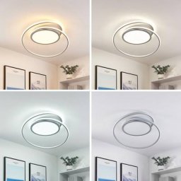 Lucande Noud LED-Deckenlampe, CCT-Farbwechsel