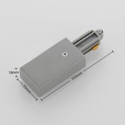 Arcchio Stromeinspeisung f. 1-Phasen-Schienensystem nickel