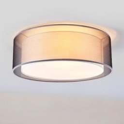 Lindby Deckenleuchte Nica 53 cm grau