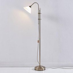 Lindby Stehlampe Otis in Altmessing
