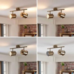 Lindby 2-flammiger LED-Strahler Ebbi