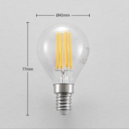 Arcchio LED-Lampe E14 P45 4W 2.700K klar 3-Step-Dimmer