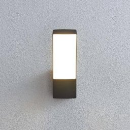 Lindby LED-Außenwandlampe Ilvita, anthrazit