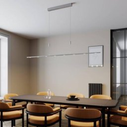 Lucande LED-Esszimmer-Pendellampe Arnik, dimmbar, 180 cm