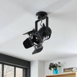 Lindby Deckenspot Tilen 1-flammig mit Scheinwerfer-Design