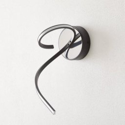 Euluna LED-Wandleuchte Lungo mit modernem Design, schwarz