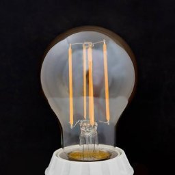 Lindby E27 LED-Lampe Filament 6W 500 lm, amber, 1.800 K