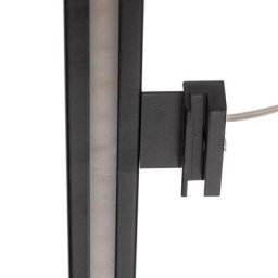 Euluna LED-Spiegelleuchte Espelho 40 cm schwarz 4.000 K