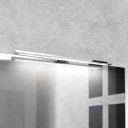 Euluna LED-Spiegelleuchte Espelho 40 cm chrom 4.000 K