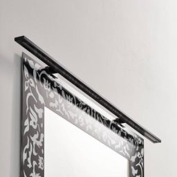 Euluna LED-Spiegelleuchte Espelho 80 cm schwarz 3.000 K