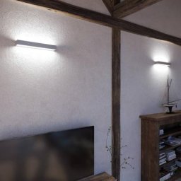 Euluna LED-Wandleuchte Mera, Breite 40 cm, alu, 3.000 K
