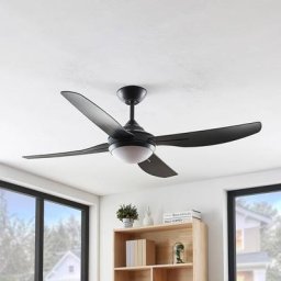 Starluna Inja LED-Ventilator 4 Flügel schwarz