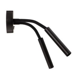 Nowodvorski Lighting Wandleuchte Stalactite flexible Arme 2fl schwarz