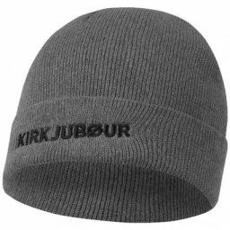 KIRKJUBØUR® ""Nivis"" Beanie Wintermütze grau