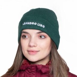 LEANDRO LIDO ""Callata"" Beanie Wintermütze grün