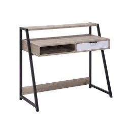 Schreibtisch Hellbraun 100 x 50 cm mit stabilen Ablageflächen 1 Schublade Modern