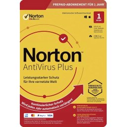 Norton Antivirus Plus 2 GB Cloud-Backup 1 Gerät 1 Jahr