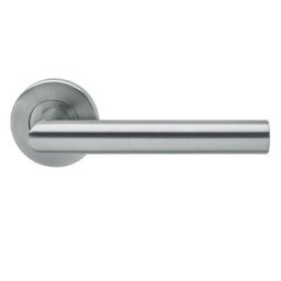 Karcher Wechselgarnitur Slimstyle E300B Edelstahl matt Türklinke, DIN links