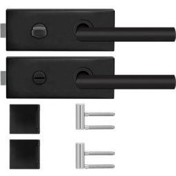 Karcher Glastürgarnitur EGS 360Q 83 mit BAD Verriegelung Kosmos Schwarz