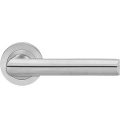 Karcher Türgriff-Garnitur Paris ER55 Edelstahl matt Türklinke, Bad / WC
