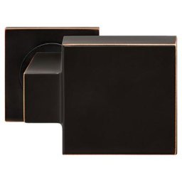 Karcher Haustürknopf EK550 GRQ 81 Knopf mit quadrat. Rosette Antik Bronzeoptik