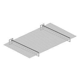 TEBAU Vordach FERRARA Dach, matt, 150 cm,Anthrazit