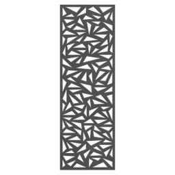 TraumGarten Sichtschutzzaun SYSTEM Designgitter TRIGON Anthrazit