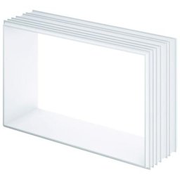ACO Therm Block Leibungselement Set für Therm Block Set für Kunststofflichtschächte, 25 cm, 100x62,5 cm