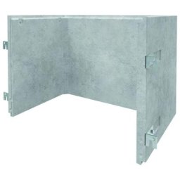 ACO Betonlichtschacht für Standardmontage, 2520 mm, 1000 mm,800 mm,mit Boden