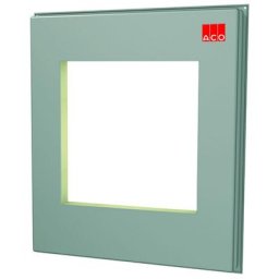 ACO Therm Block Montageplatte druckwasserdichte mit Aussparung für Kunststofflichtschächte, 58,5x96 cm, 12,5 cm,150x170 cm