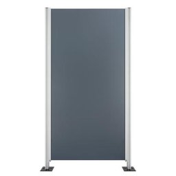 Wellker Sichtschutzelement PONTOS SATIN Grau, 90x180 cm