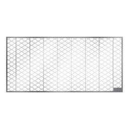 ACO Lichtschachtrost Streckmetall Breite 1000 mm, 550 mm