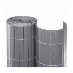 Sichtschutzmatte PVC silber