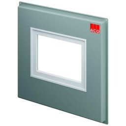 ACO Therm Block Montageplatte druckwasserdichte Montage mit Zarge für Kunststofflichtschächte, 60x80 cm, 12,5 cm,150x140 cm