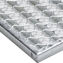 ACO Self Vario Streckmetallrost 60/40 für Schuhabstreifer Outdoor Stahl verzinkt, 60x40 cm