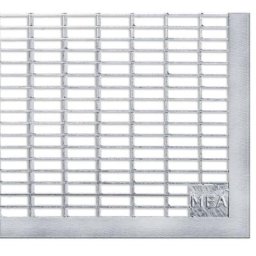 MEA Lichtschachtrost Masche 30/10 mm Breite 100 cm befahrbar, 40 cm