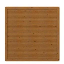 TraumGarten Sichtschutzzaun ARZAGO Holz Braun