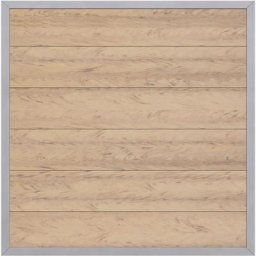 TraumGarten Sichtschutzzaun DESIGN WPC ALU Sand, 90x180 cm