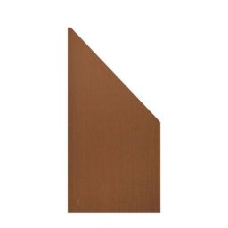 TraumGarten Sichtschutzelement SYSTEM BOARD Anschluss Rost, Links