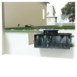ACO Rain4me Flachtank Garten Basic Regenwassertank, 446x124x85 cm, 4000 L,liegend