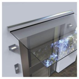 TEBAU Vordach San Remo Dach, beleuchtet, 160 cm
