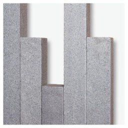 Seltra Natursteine Palisaden GALA EXACTA+ Granit anthrazit Herkunft Vietnam, 12x12 cm, 150 cm