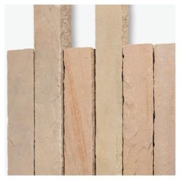 Seltra Natursteine Palisaden MANDRA Sandstein gelb-hellbeige, 12x12 cm, 100 cm