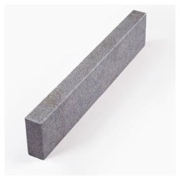 Seltra Natursteine Rasenkanten GALA EXACTA Granit anthrazit, 8x20x100 cm